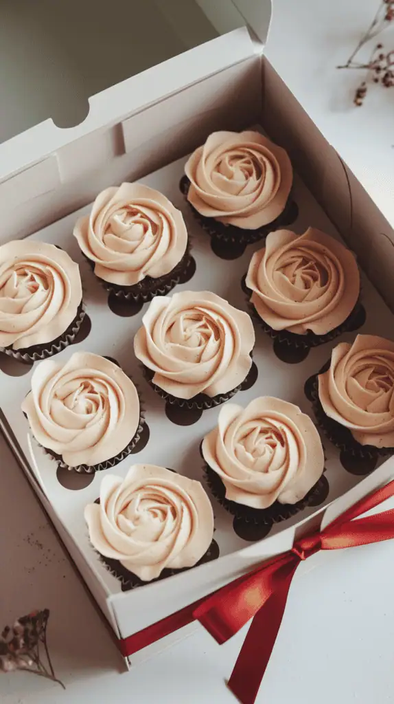 Vanilla Rose Cupcakes