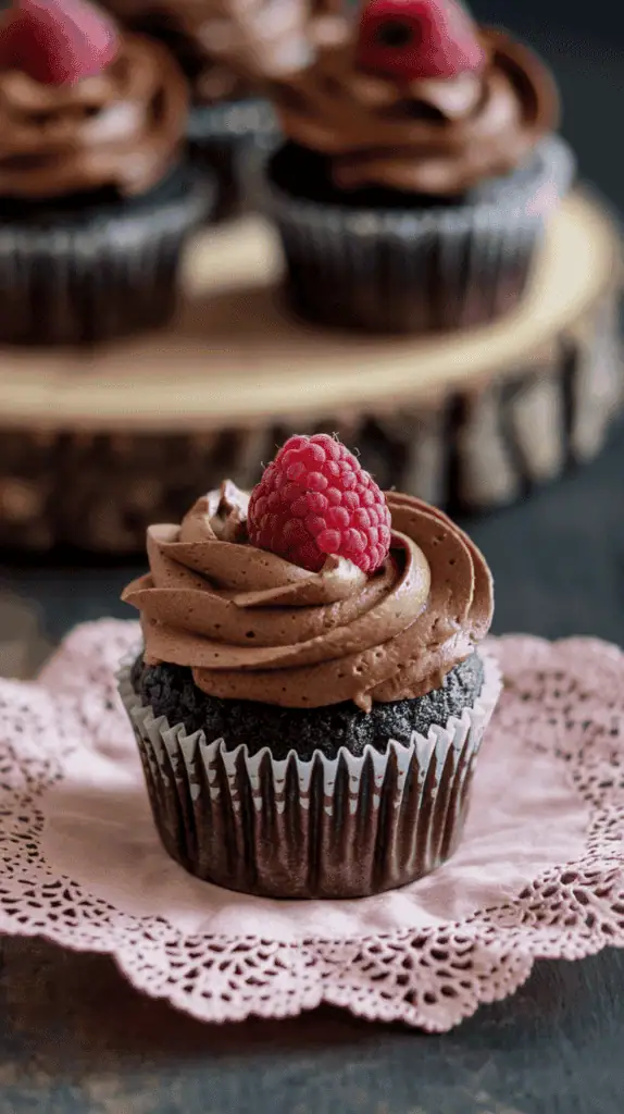 Chocolate Raspberry Cupcakes