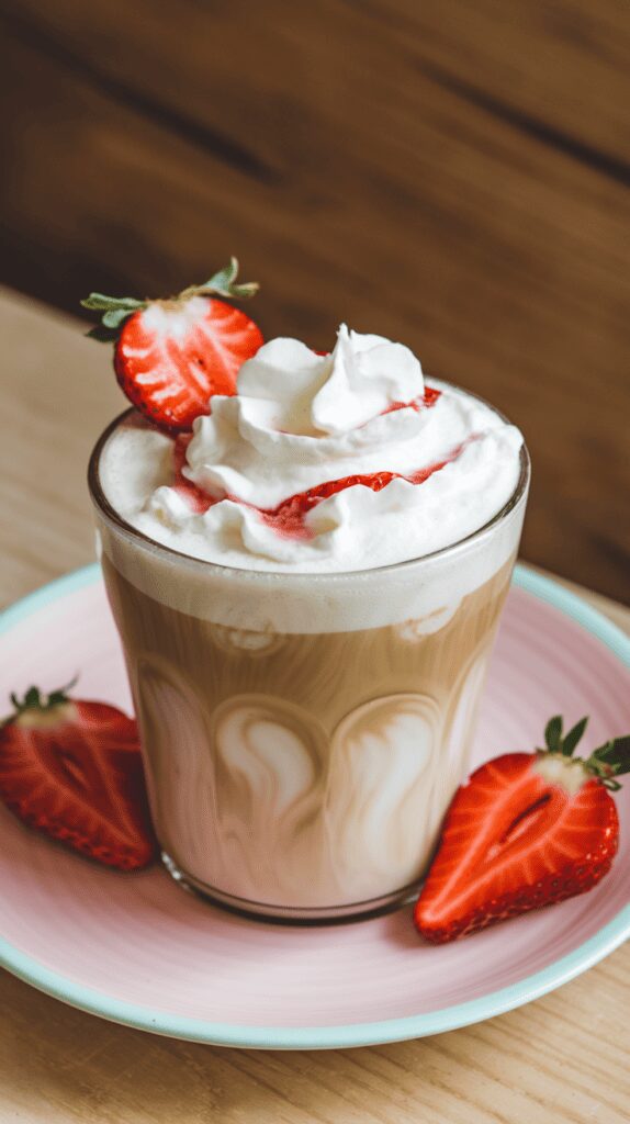 Strawberry Shortcake Latte