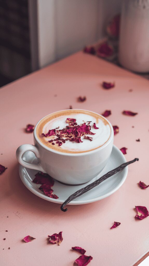 Rose Vanilla Latte