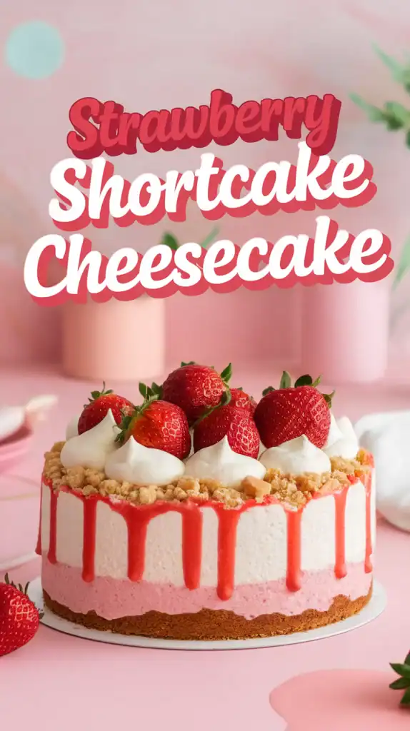 Strawberry Shortcake Cheesecake