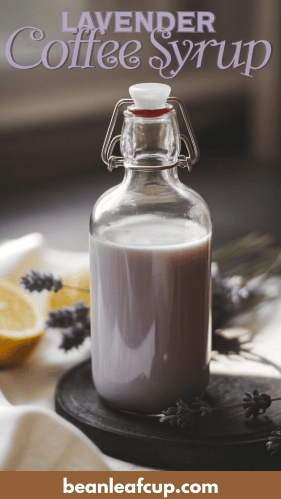lavender coffee syrup