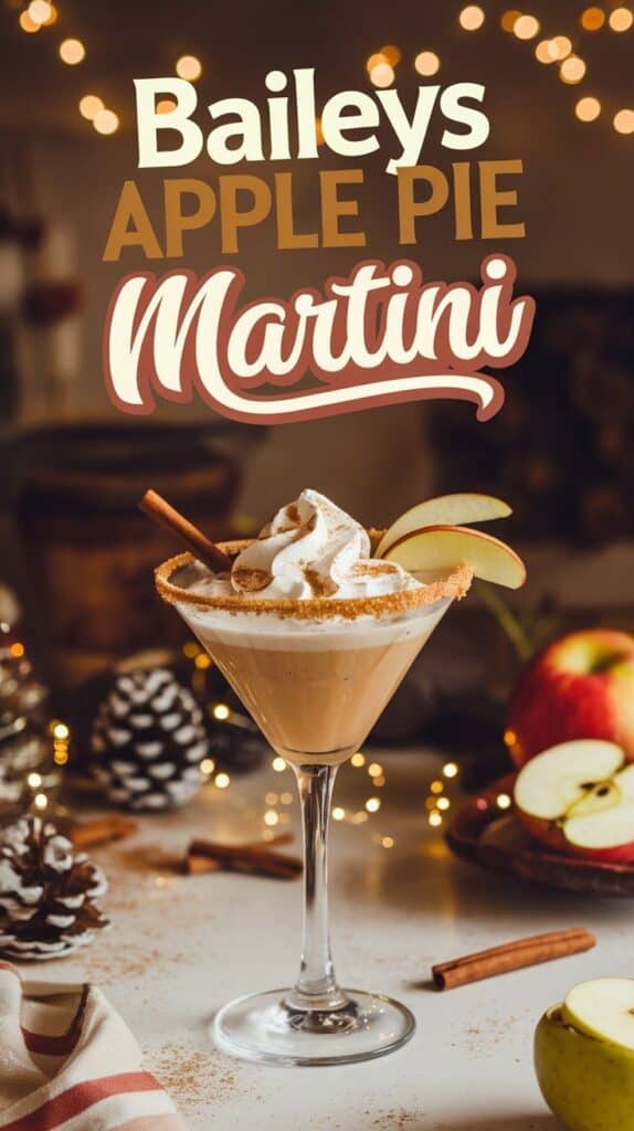 Baileys Apple Pie Martini