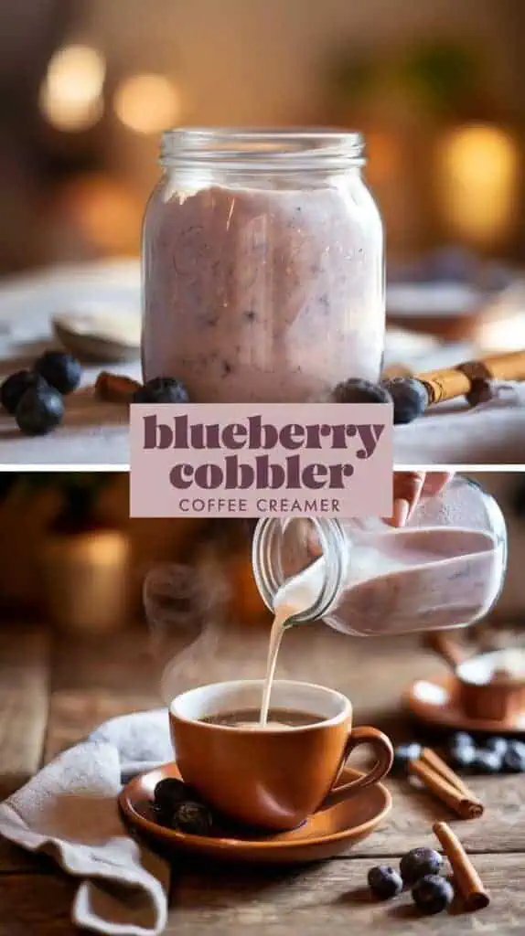 Blueberry Cobbler Coffee Creamer 4