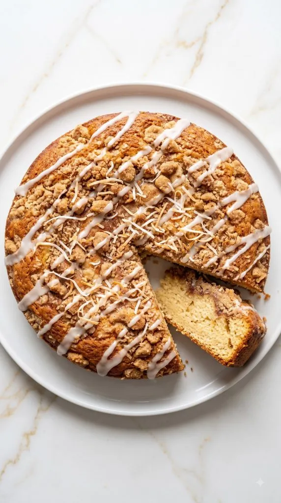 Toasted Coconut Coffee Cake
