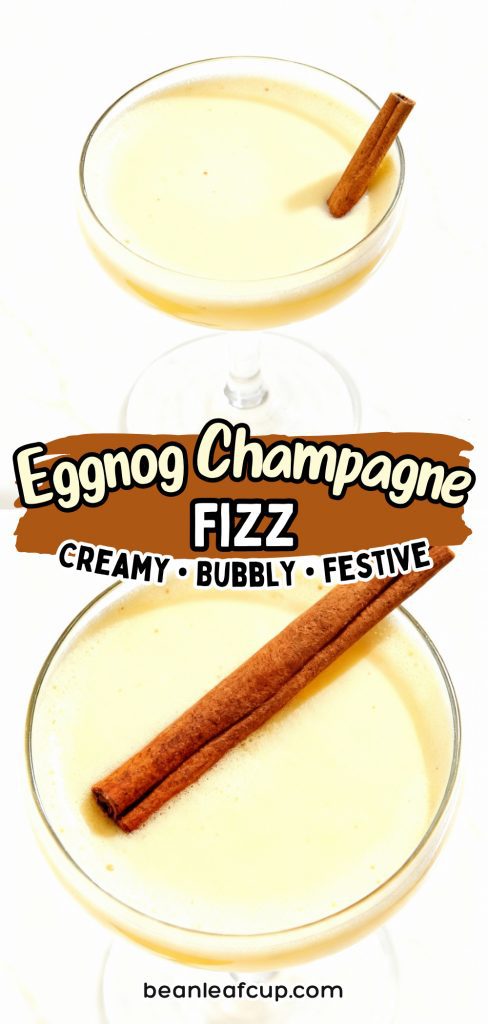 Eggnog Champagne Fizz