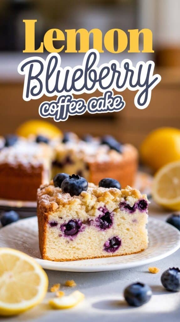 Lemon Blueberry Coffee Cake