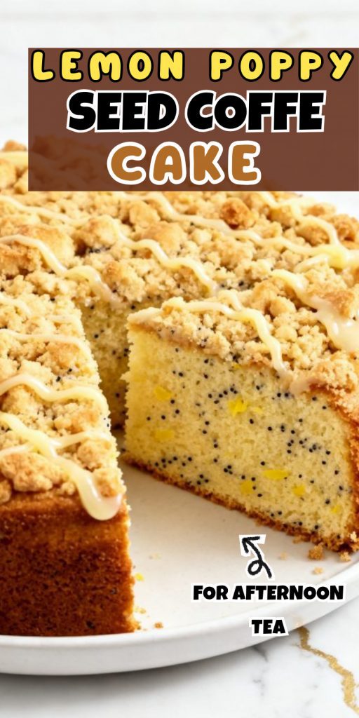 Lemon Poppy Seed Coffee Cake
