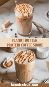 Peanut Butter Iced Protein Coffee Shake