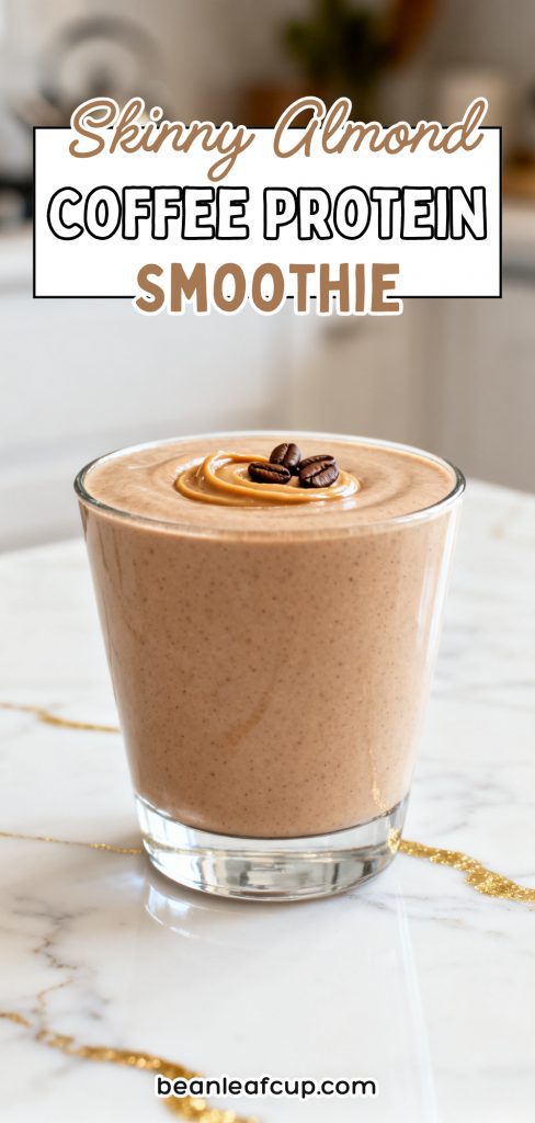 Skinny Almond Coffee Protein Smoothie