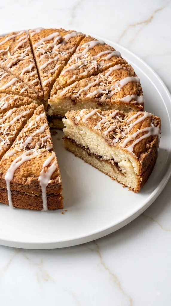 Toasted Coconut Coffee Cake