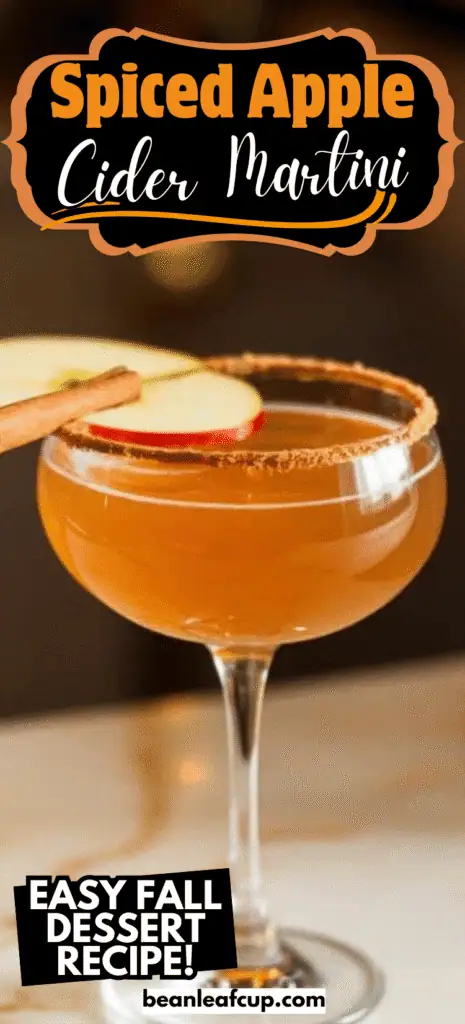 Spiced Apple Cider Martini