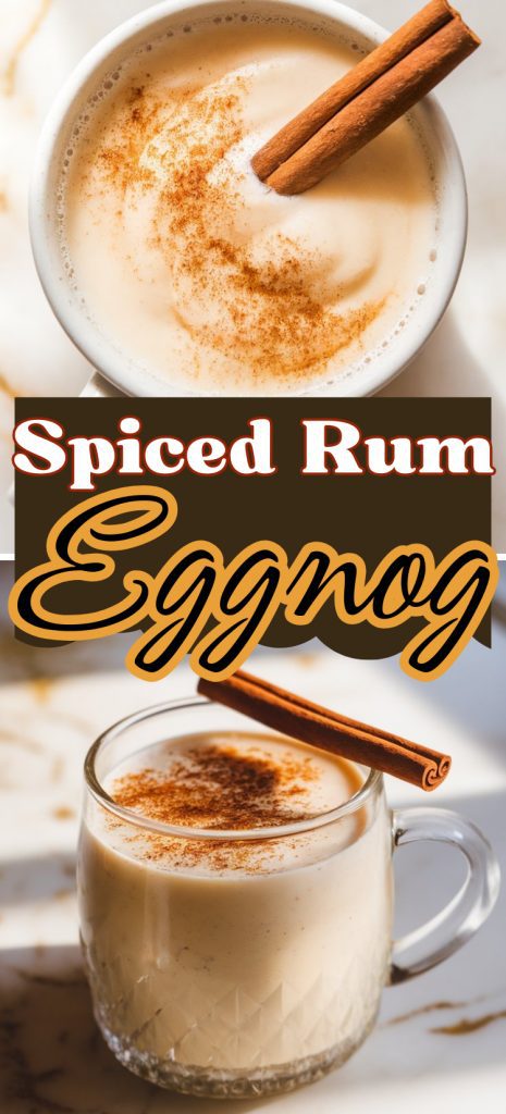 Spiced Rum Eggnog