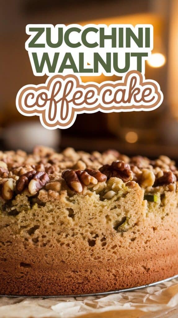 Zucchini Walnut Coffee Cake