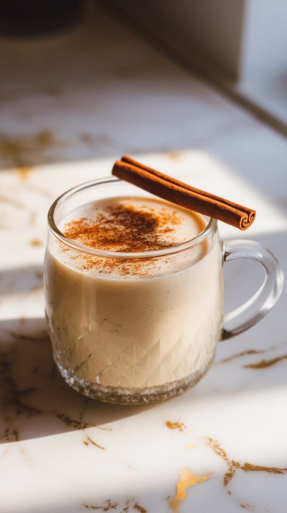 Spiced Rum Eggnog