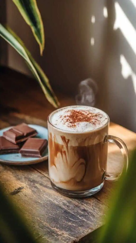 Cacao-Spiced Vegan Protein Coffee