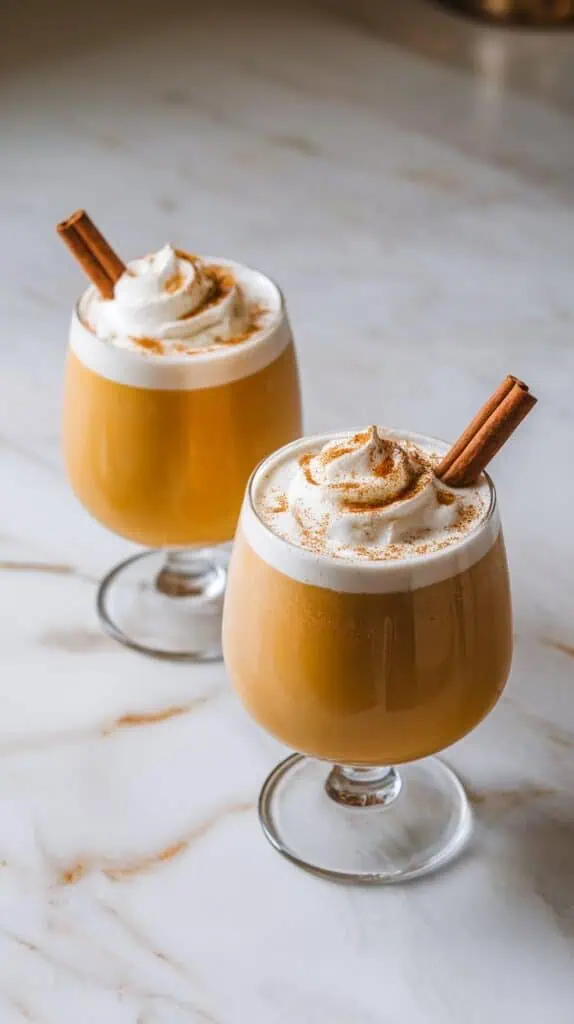 Pumpkin Spice Eggnog Cocktail