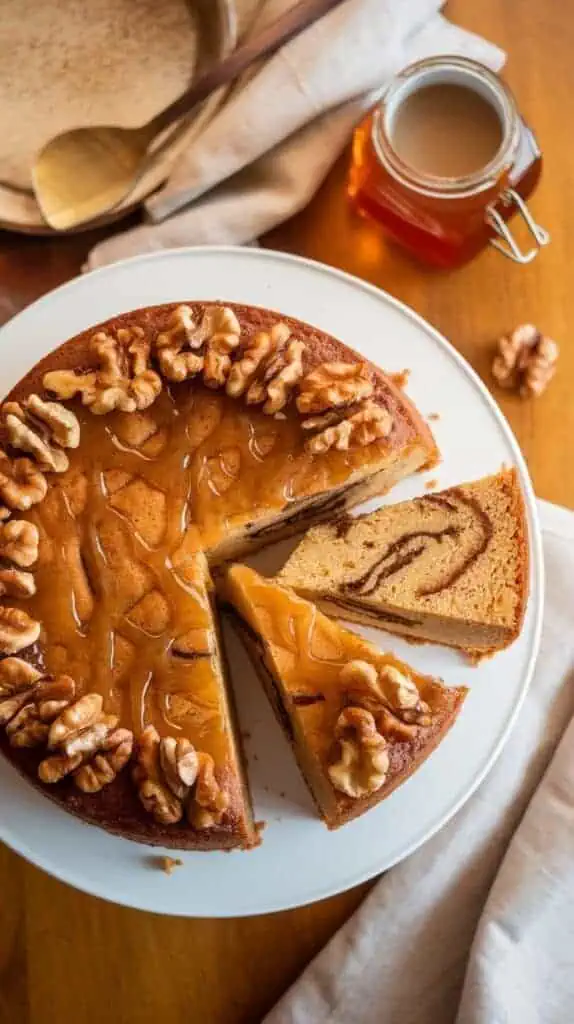 Honey Walnut Coffee Cake