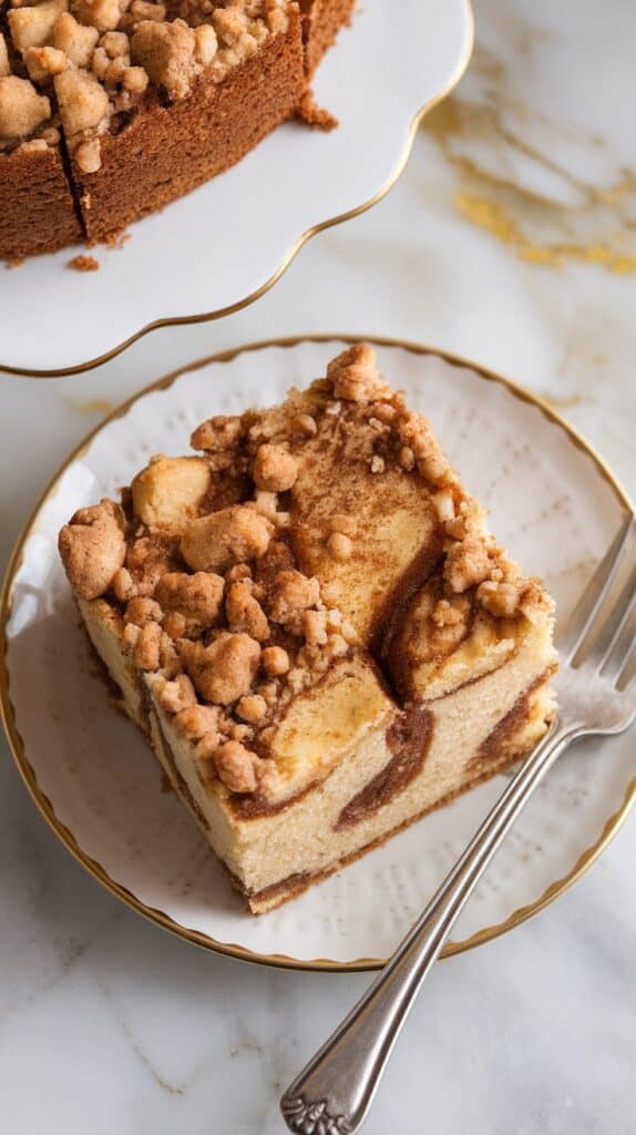 Classic Cinnamon Streusel Coffee Cake