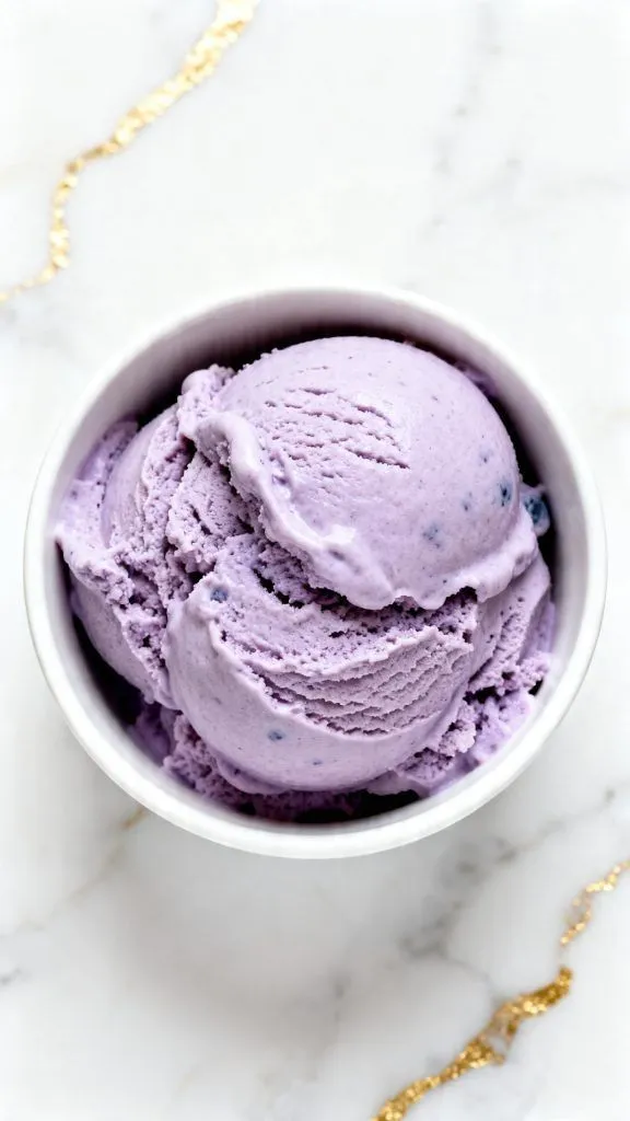 Blueberry Greek Frozen Yogurt