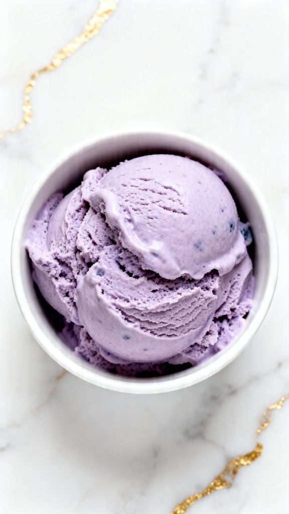 Blueberry Greek Frozen Yogurt