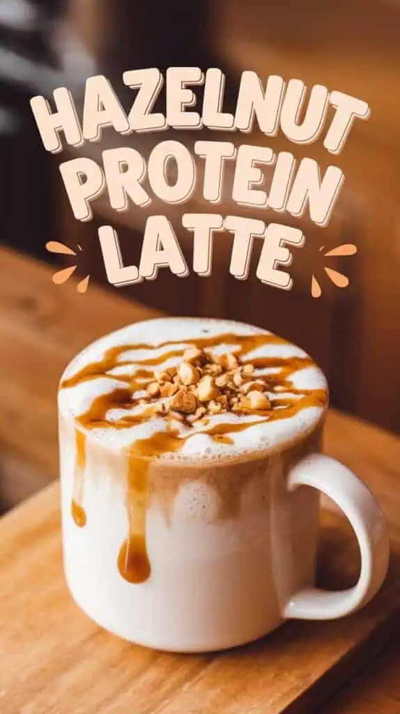 Hazelnut Protein Latte