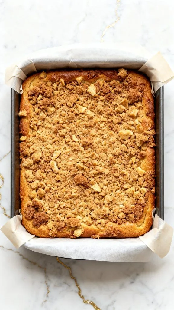 Classic Cinnamon Streusel Coffee Cake