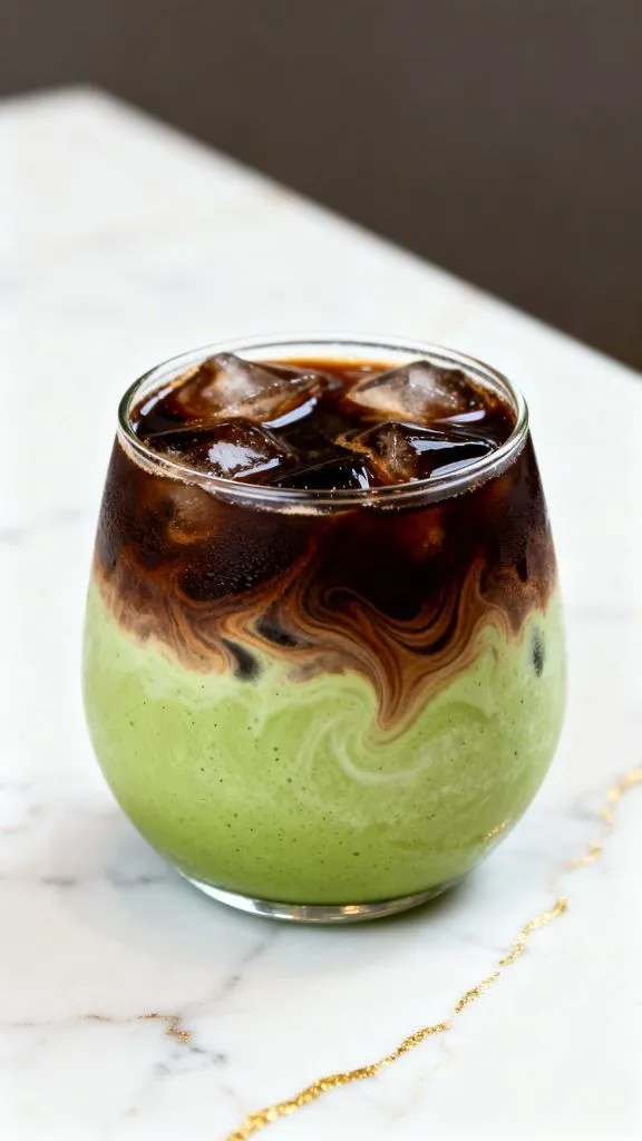 Dirty Matcha Latte