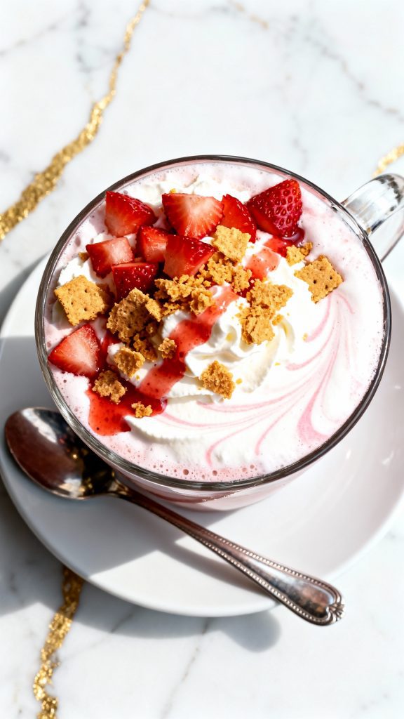 Strawberry Shortcake Latte