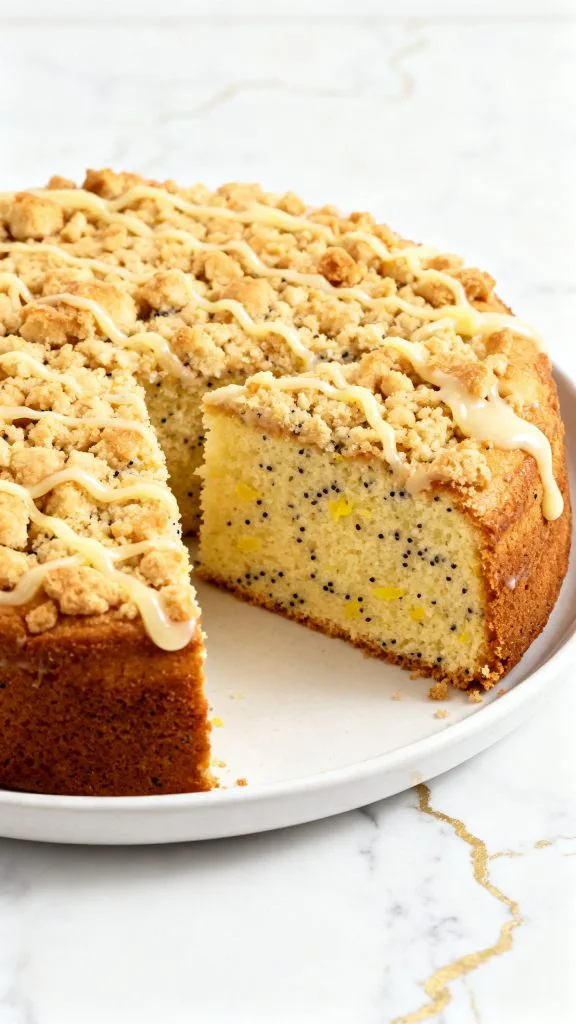 Lemon Poppy Seed Coffee Cake