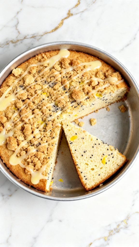 Lemon Poppy Seed Coffee Cake