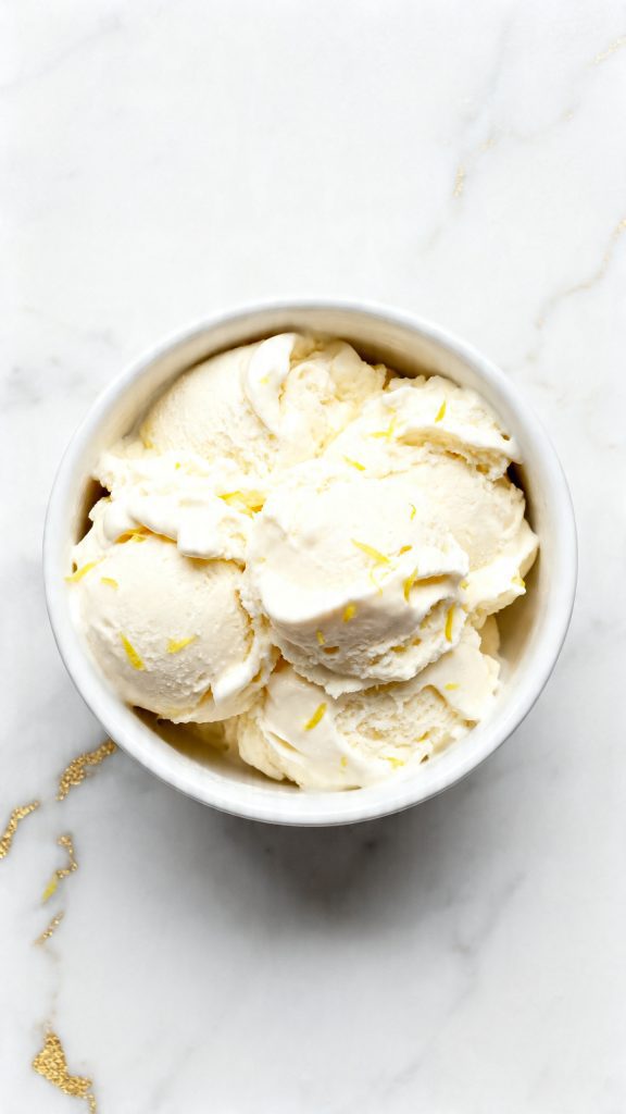 Sugar-Free Lemon Frozen Yogurt