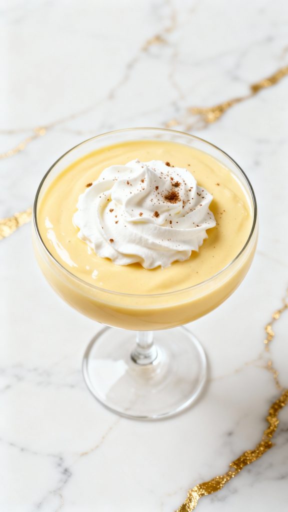 Vanilla Bean Eggnog Cocktail
