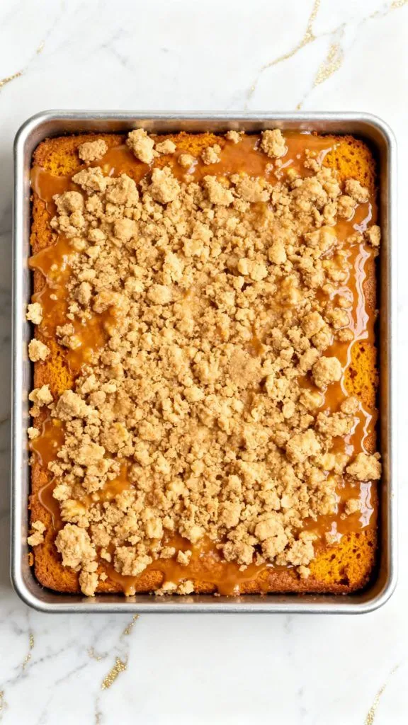 Pumpkin Spiced Coffee Cake with Brown Butter Glaze
