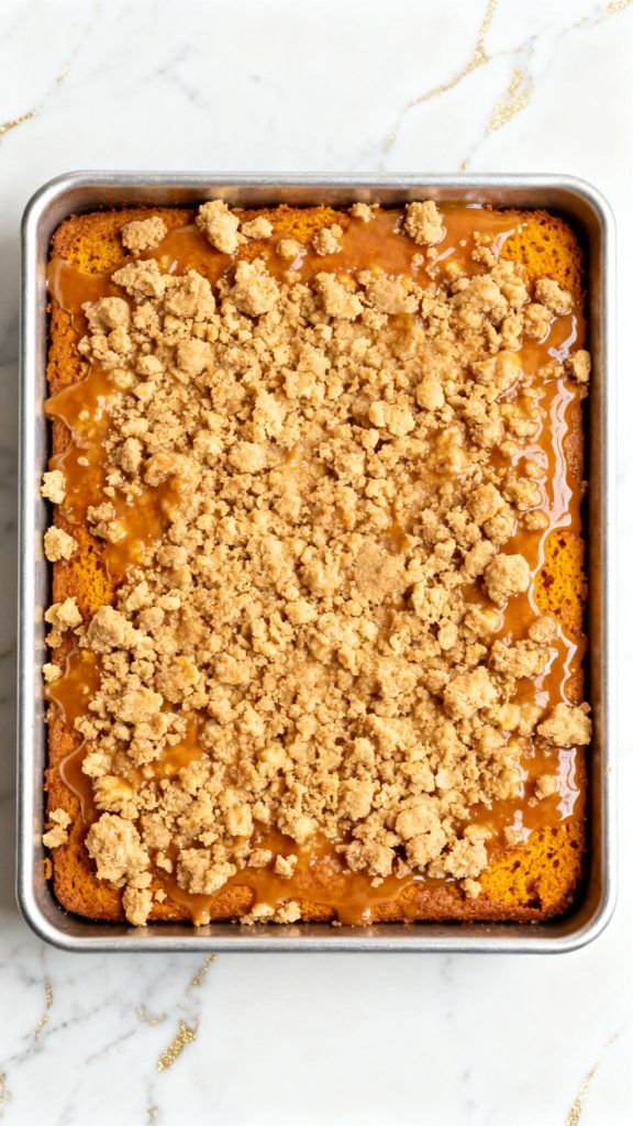 Pumpkin Spiced Coffee Cake with Brown Butter Glaze
