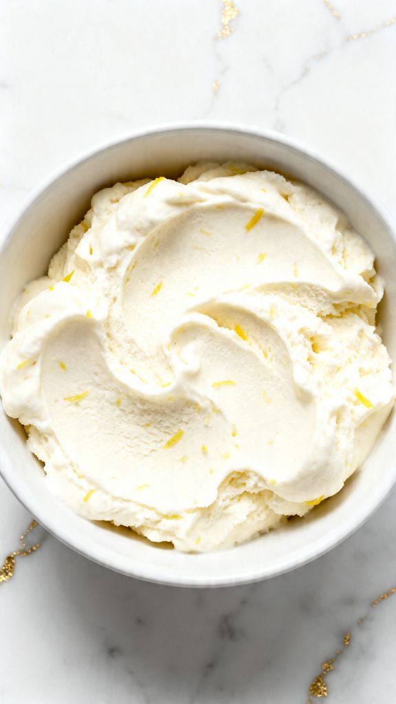 Sugar-Free Lemon Frozen Yogurt