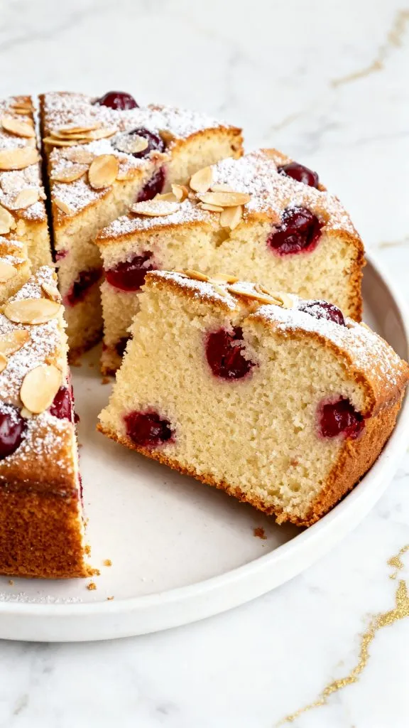 Cherry Almond Coffee Cake