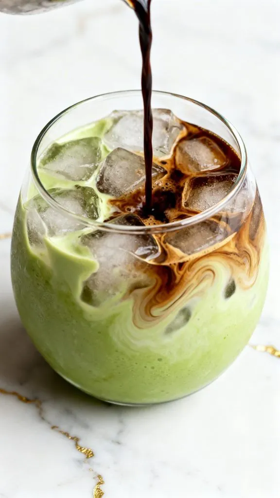 Dirty Matcha Latte