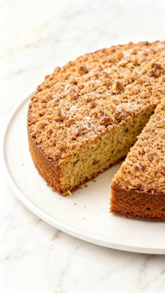 Zucchini Walnut Coffee Cake