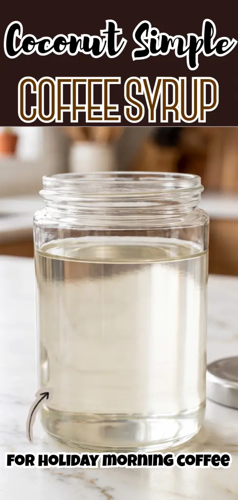 Coconut Simple Coffee Syrup