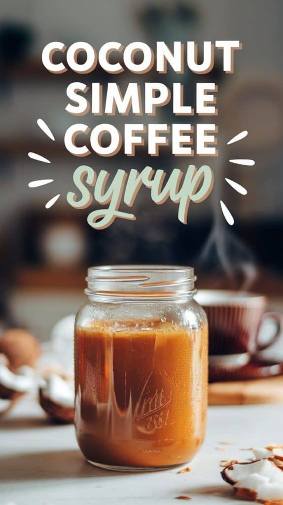 Coconut Simple Coffee Syrup