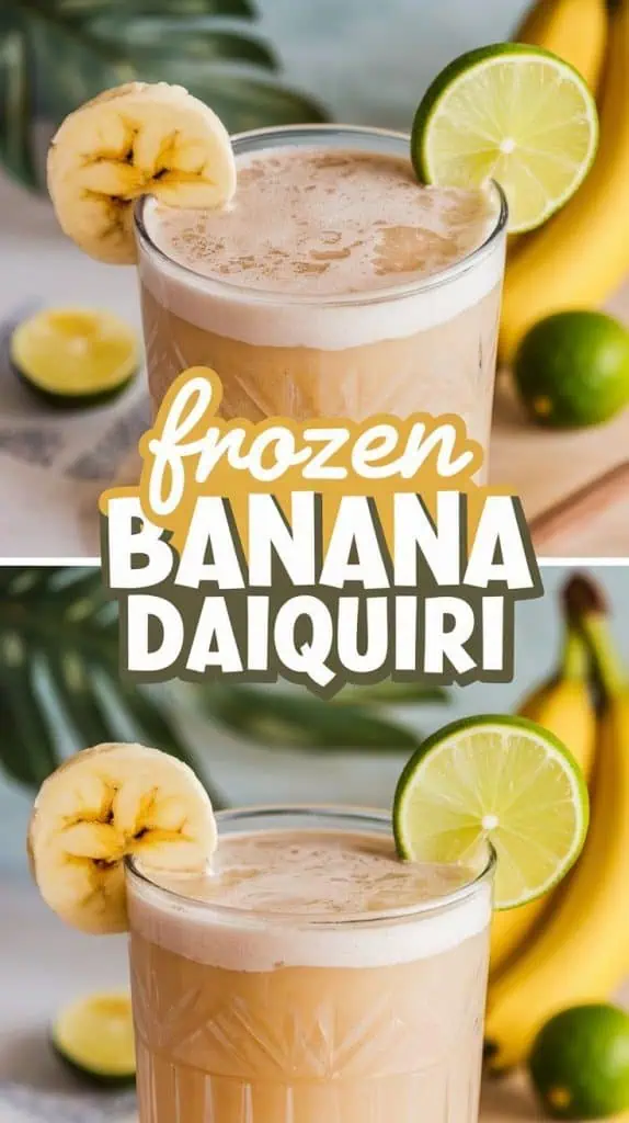 Frozen Banana Daiquiri Recipe