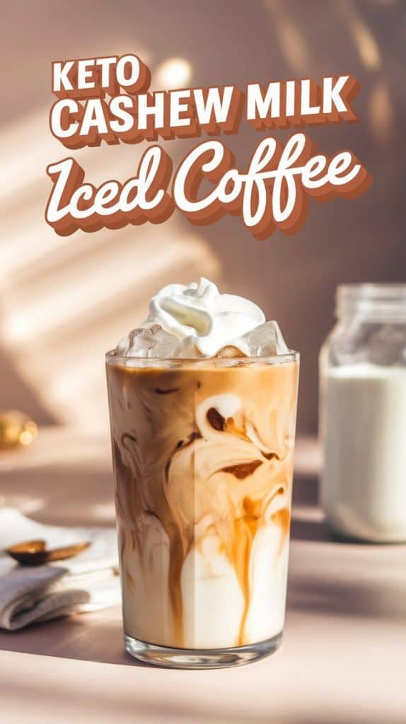 Keto Cashew Milk Iced Coffee
