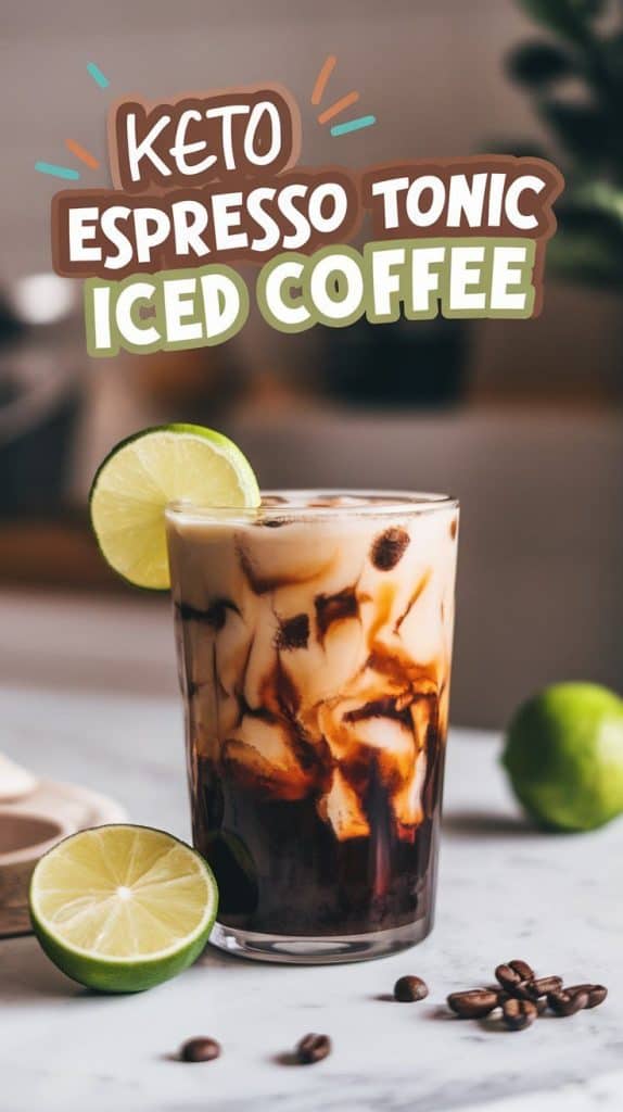 Keto Espresso Tonic Iced Coffee
