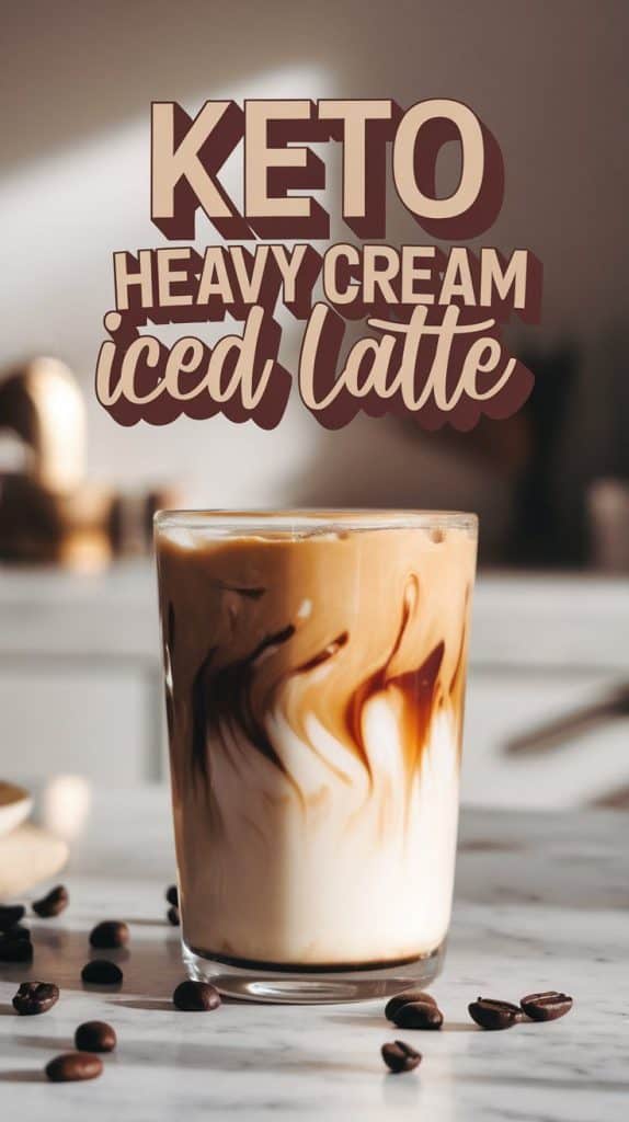 Keto Heavy Cream Iced Latte