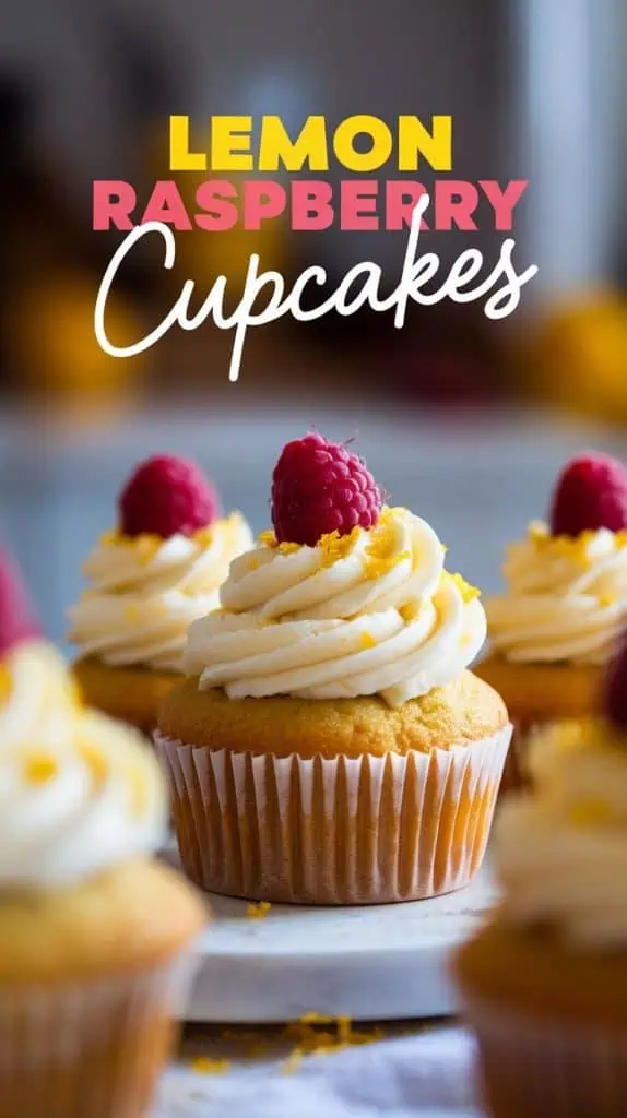 Lemon Raspberry Cupcakes