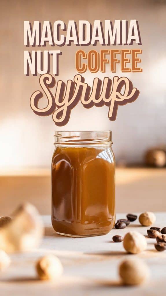 Macadamia Nut Coffee Syrup
