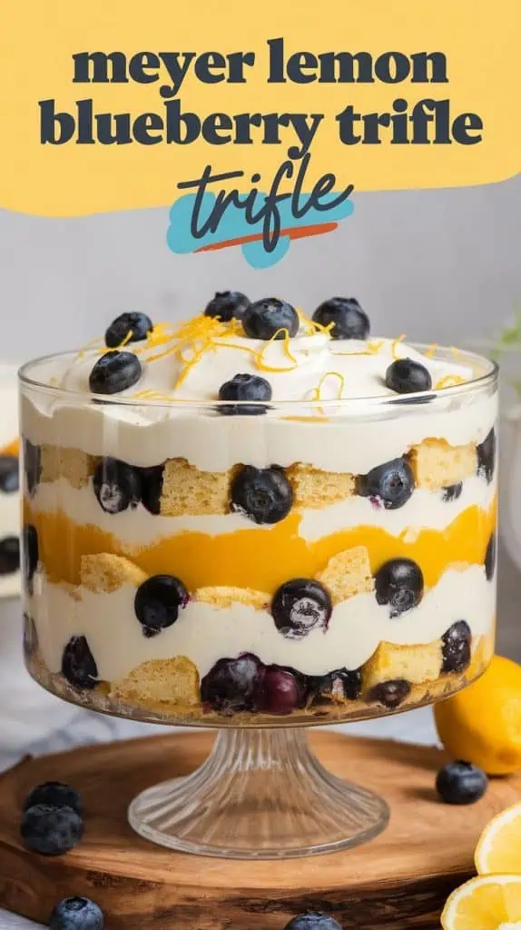 Meyer Lemon Blueberry Trifle 5