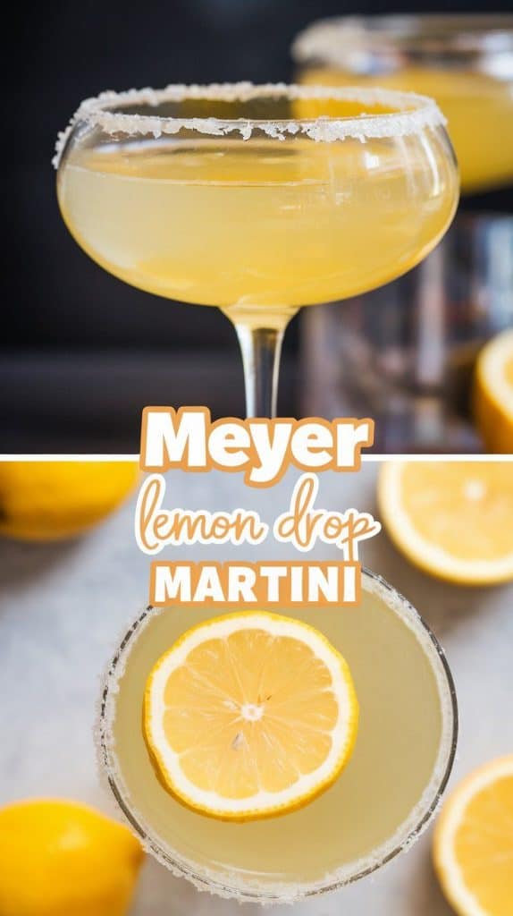 Meyer Lemon Drop Martini 2