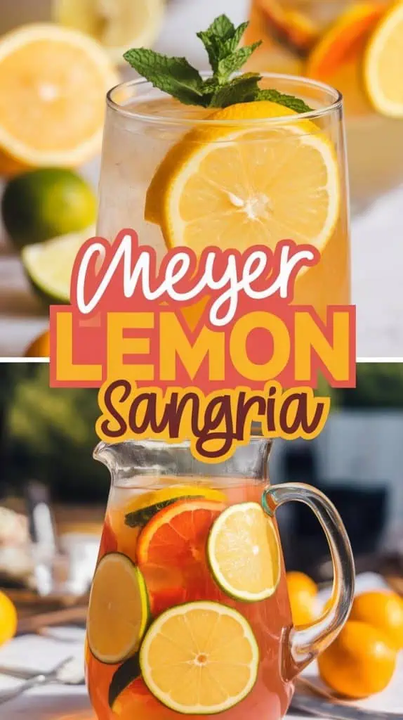 Meyer Lemon Sangria